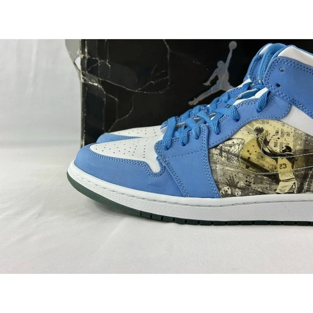 Nike Air Jordan 1 Retro Alpha 'White University Blue' 2007 316269-142 Size 12